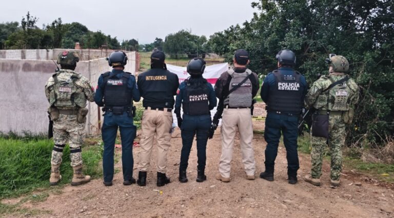 Desmantelan deshuesadero en Tulancingo con 500 autopartes, vehículos robados y drogas