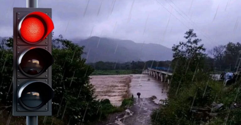 Semáforo rojo en Hidalgo alerta máxima por lluvias